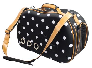 Fashion Dotted Venta-Shell Perforated Collapsible Military Grade Designer Pet Carrier Fashion Dotted Venta-Shell Perforated Collapsible Military Grade Designer Pet Carrier